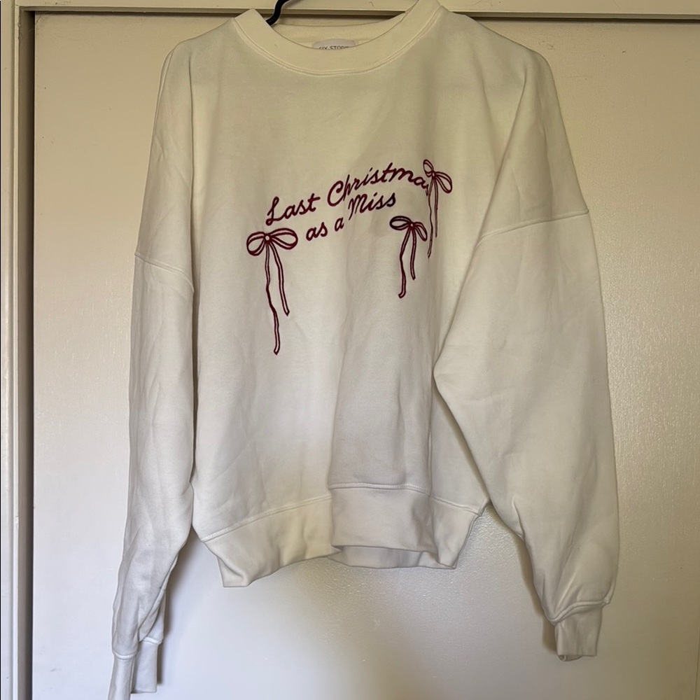 Last Christmas as a Miss Crewneck Sweatshirt